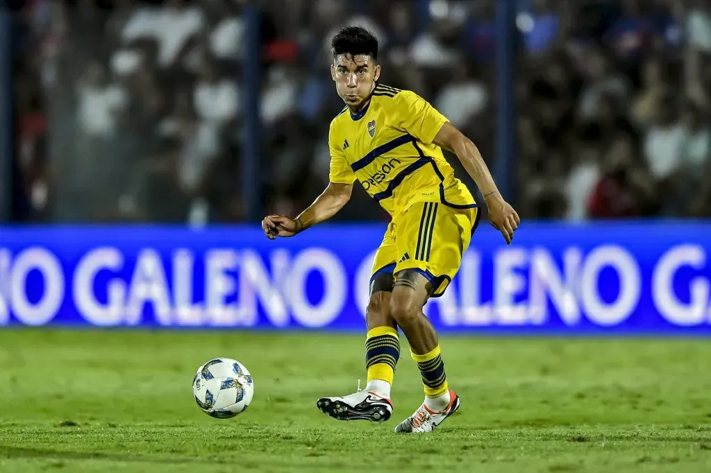 Pol em ação pelo Boca. (Photo by Marcelo Endelli/Getty Images)