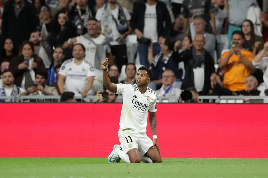 Rodrygo é o grande sonho do PSG. (Photo by Gonzalo Arroyo Moreno/Getty Images)