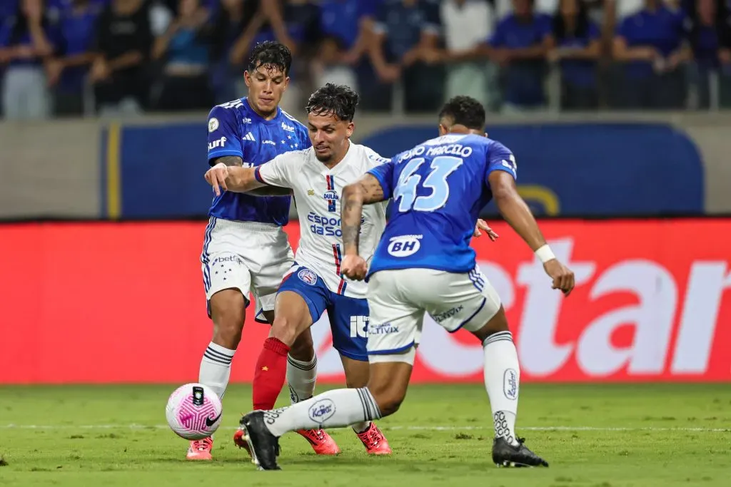 Biel jogador do Bahia durante partida contra o Cruzeiro. Foto: Gilson Lobo/AGIF