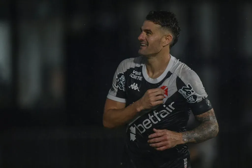 Vegetti jogador do Vasco durante partida contra o Atletico-MG na Copa Do Brasil 2024. Foto: Thiago Ribeiro/AGIF