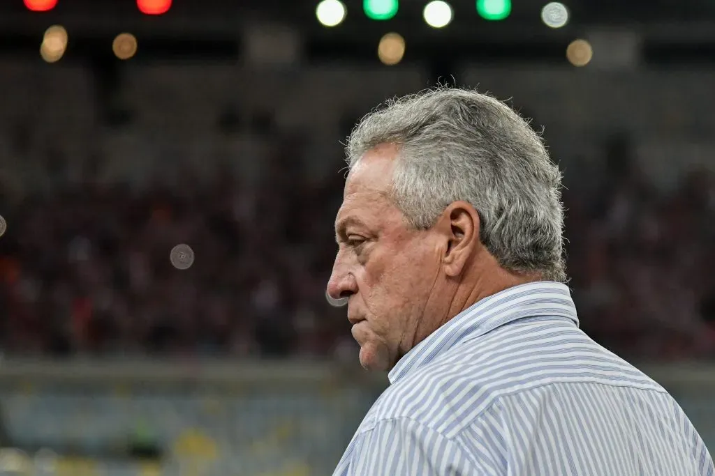 Abel Braga tecnico do Fluminense durante partida contra o Union Santa Fe no estadio Maracana pelo campeonato Copa Sul-Americana 2022. Foto: Thiago Ribeiro/AGIF