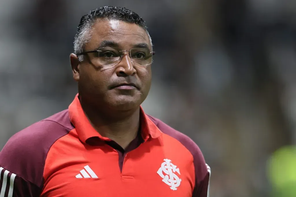 Roger Machado tecnico do Internacional durante partida contra o Atletico-MG no estadio Arena MRV pelo campeonato Brasileiro A 2024. Foto: Gilson Lobo/AGIF