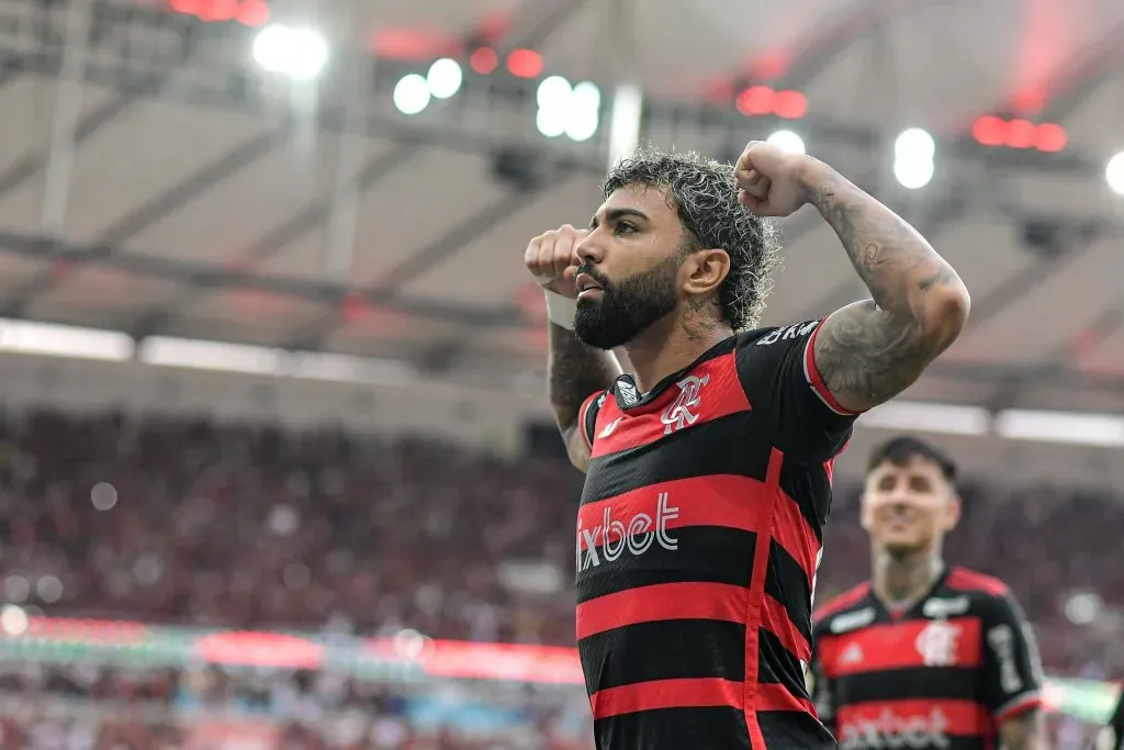 Gabigol, do Flamengo, é o grande ‘sonho’ do Cruzeiro para 2025. Foto: Thiago Ribeiro/AGIF