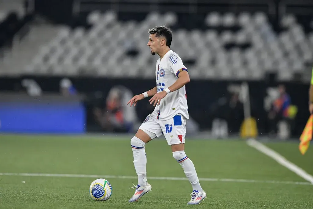 Biel durante partida contra o Botafogo na Copa Do Brasil 2024. Foto: Thiago Ribeiro/AGIF