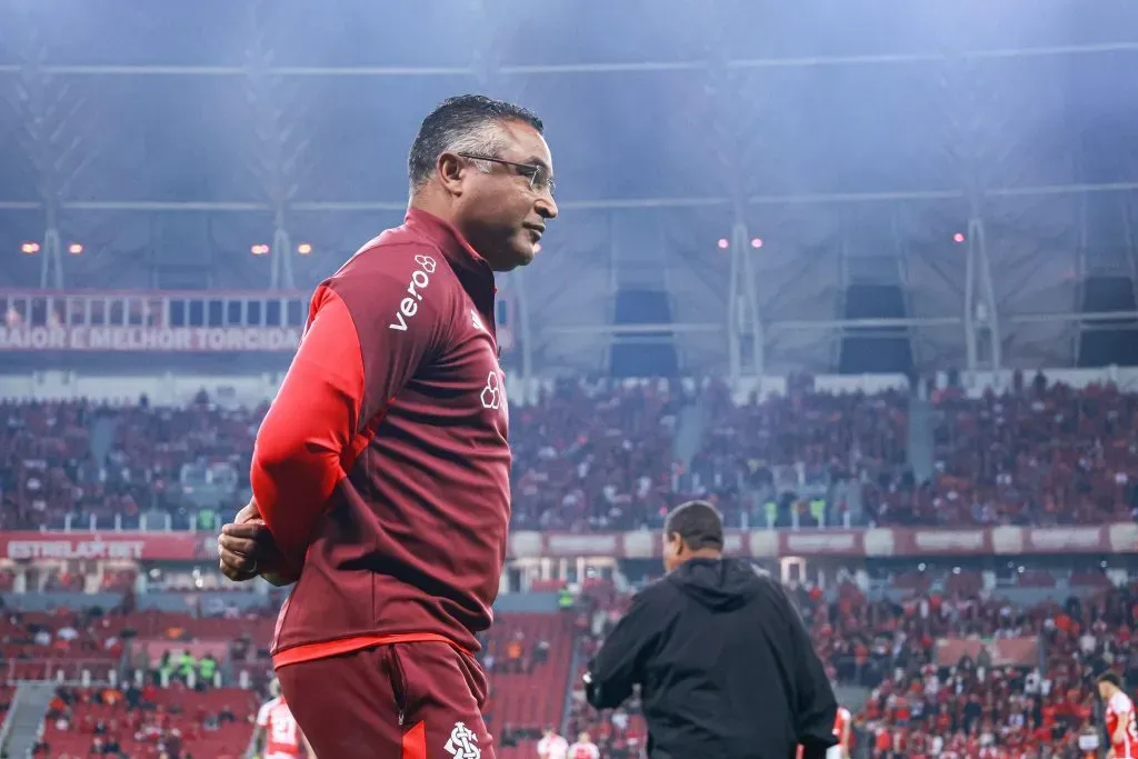 RS – PORTO ALEGRE – 16/09/2024 – BRASILEIRO A 2024, INTERNACIONAL X CUIABA – Roger Machado Marques tecnico do Internacional durante partida contra o Cuiaba no estadio Beira-Rio pelo campeonato Brasileiro A 2024. Foto: Maxi Franzoi/AGIF