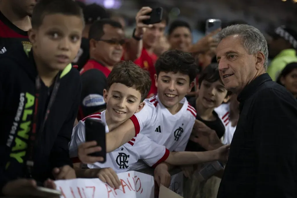 RJ – RIO DE JANEIRO – 13/11/2024 – BRASILEIRO A 2024, FLAMENGO X ATLETICO-MG – Rodolfo Landim presidente do Flamengo antes da partida contra o Atletico-MG no Maracanã pelo campeonato Brasileiro A 2024. Foto: Jorge Rodrigues/AGIF