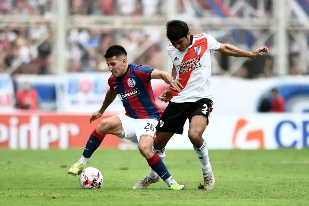 Nicolás Fernández Mercau cuando jugaba en San Lorenzo.