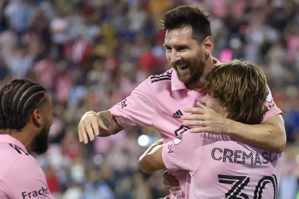 Cremaschi con Messi en Inter Miami (Getty)