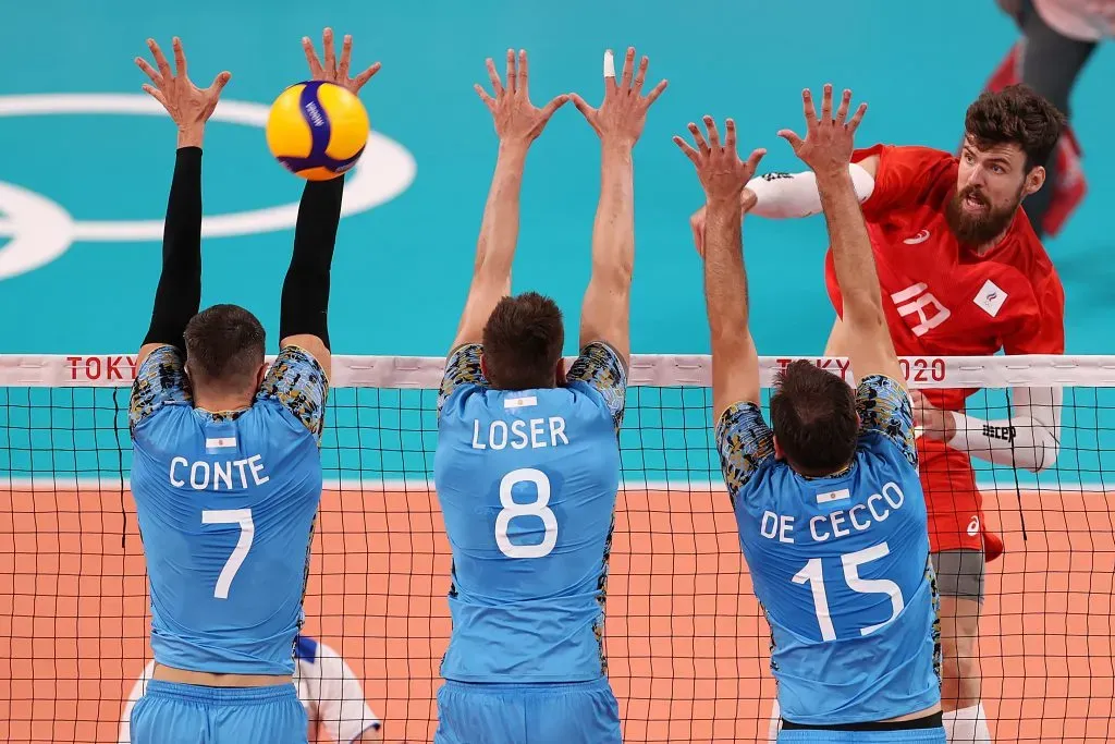 Argentina participando de los Juegos Olímpicos de Tokyo 2020 (Getty Images).