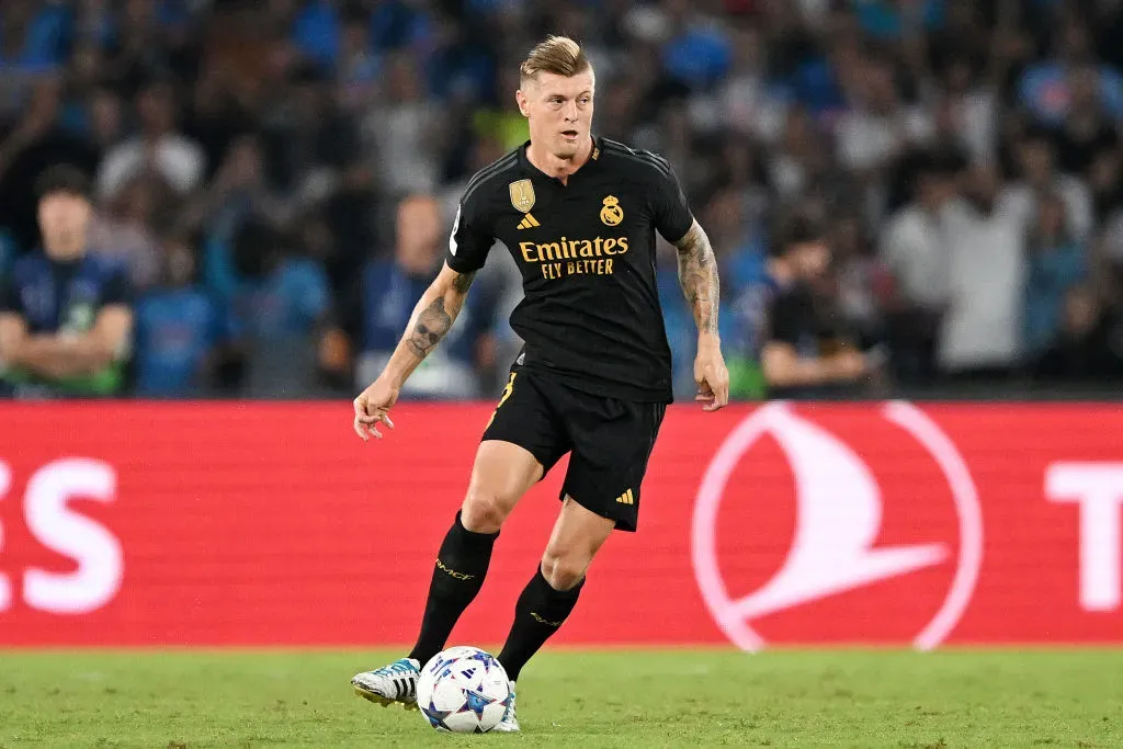 Toni Kroos en acción con los colores de Real Madrid. (Foto: Getty)