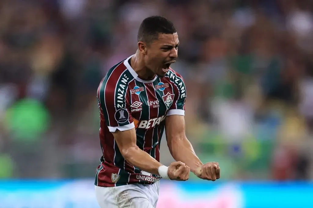 André celebra su gol ante Olimpia por los cuartos de final de esta Libertadores. (Foto: Getty).