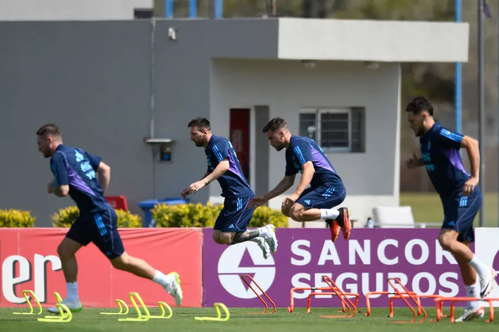 Lionel Messi se entrenó con normalidad. // Getty