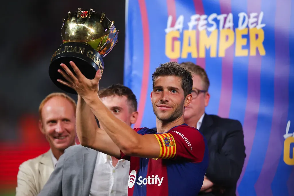 Sergi Roberto es uno de los capitanes del Barcelona. // Getty