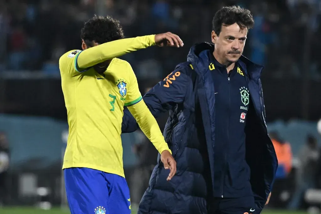 Diniz y Marquinhos, protagonistas en una mala noche de la Verdeamarela. (Foto: Getty Images)