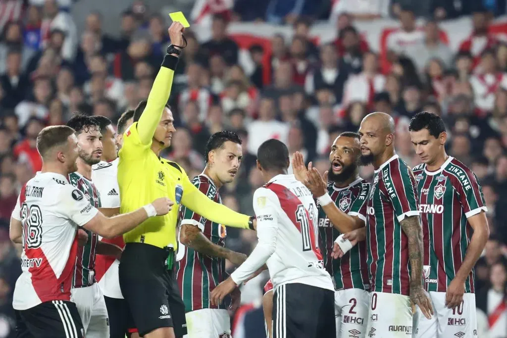 Roldán dirigió River – Fluminense. (Foto: Getty Images)