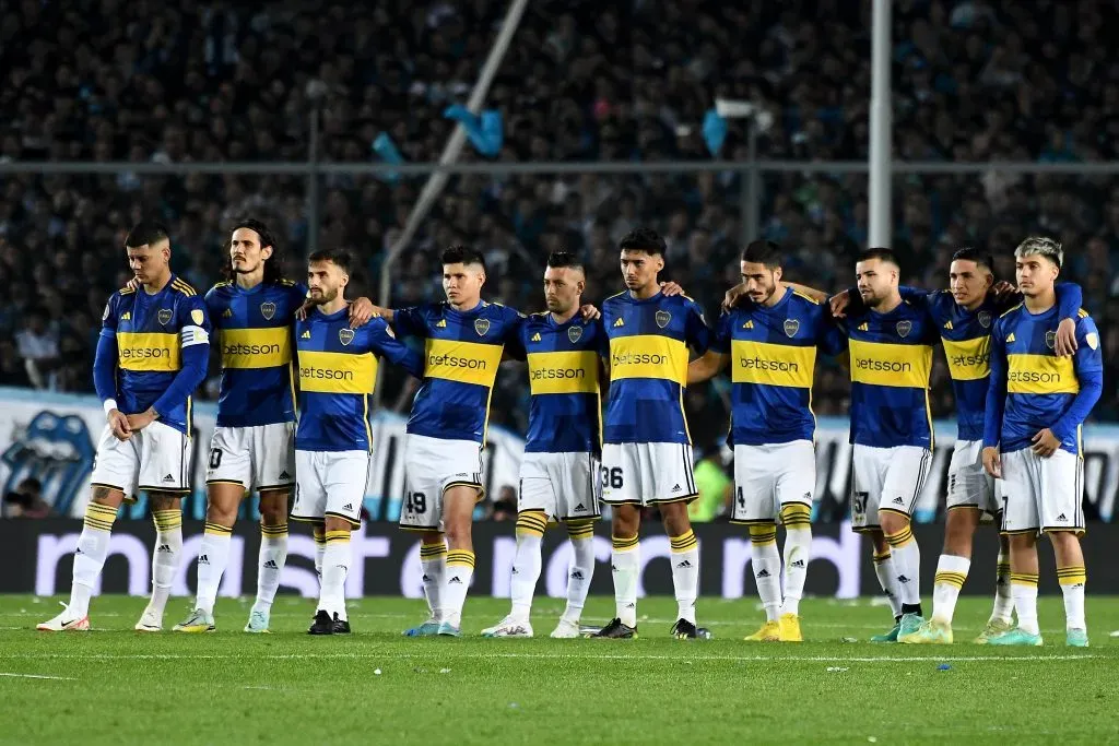 El pantalón blanco de Boca, clave para la astrología (Getty).