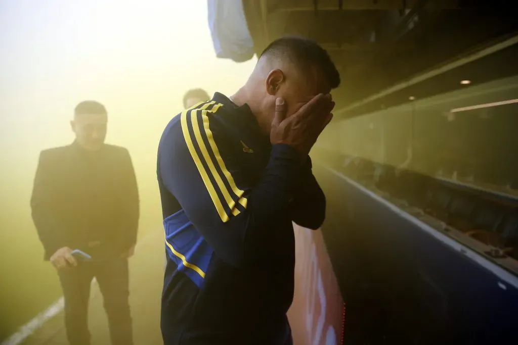 Giorgio Armas tiene contacto permanente con Almirón (Getty).