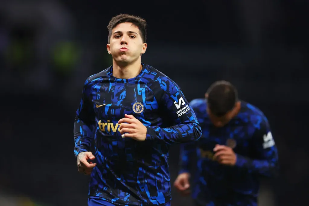 Enzo en la previa ante Tottenham. (Foto: Getty)