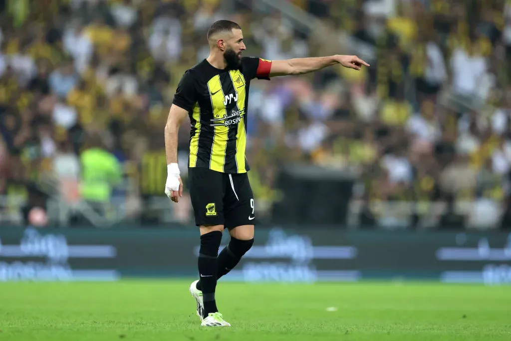 Karim Benzema, delantero de Al Ittihad. (Foto: Getty)