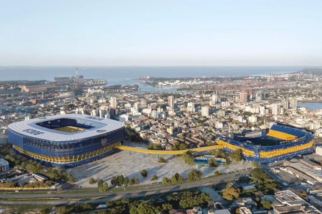 La Bombonera quedaría unida con Bombonera Siglo XXI.