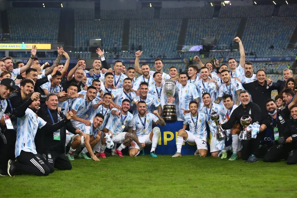 La Selección Argentina vuelve al Maracaná luego de la consagración por la Copa América en 2021. Getty Images.