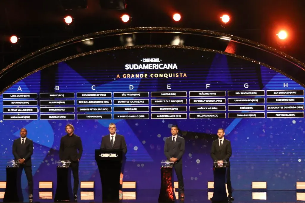 Boca se encamina a ser parte del sorteo para la confección de la zona de grupos de la Copa Sudamericana 2024. Getty Images.