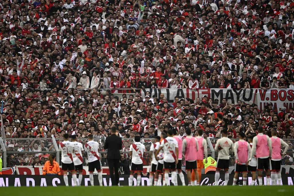 River vs. Defensa se suspendió a los 25′ del primer tiempo y se reanudó 2 semanas después. (Foto: Getty Images)