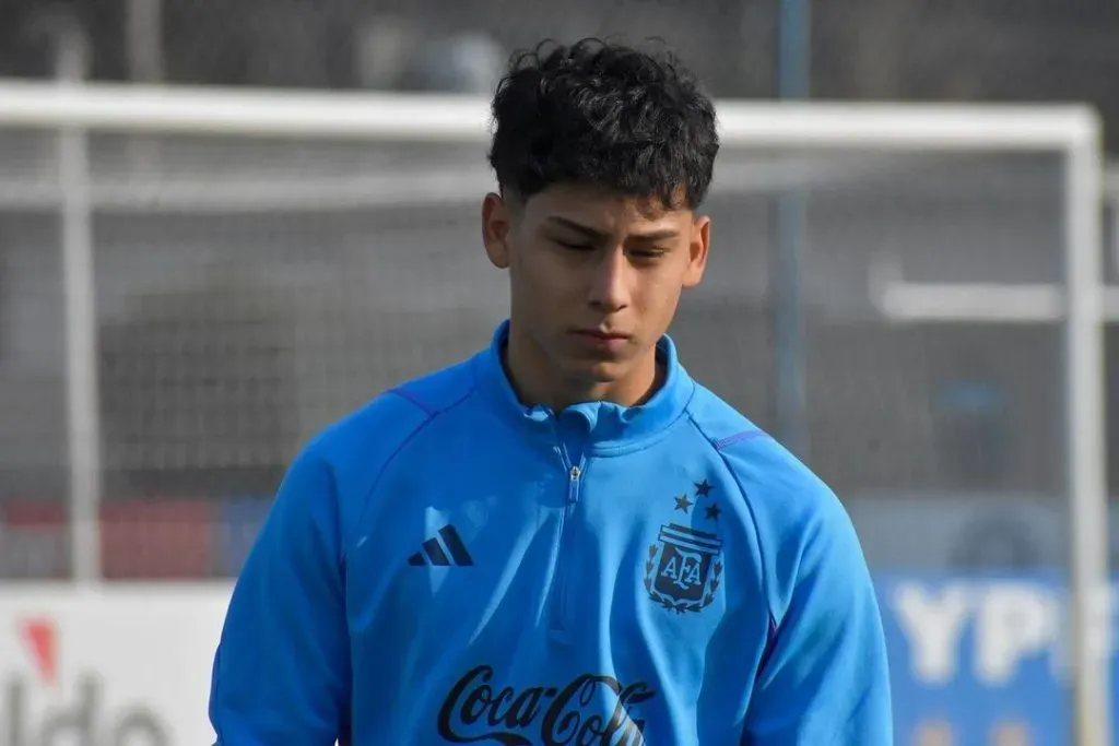 Luka Andrade fue convocado por Placente para la Sub-17. (Instagram: lukaandrade01)