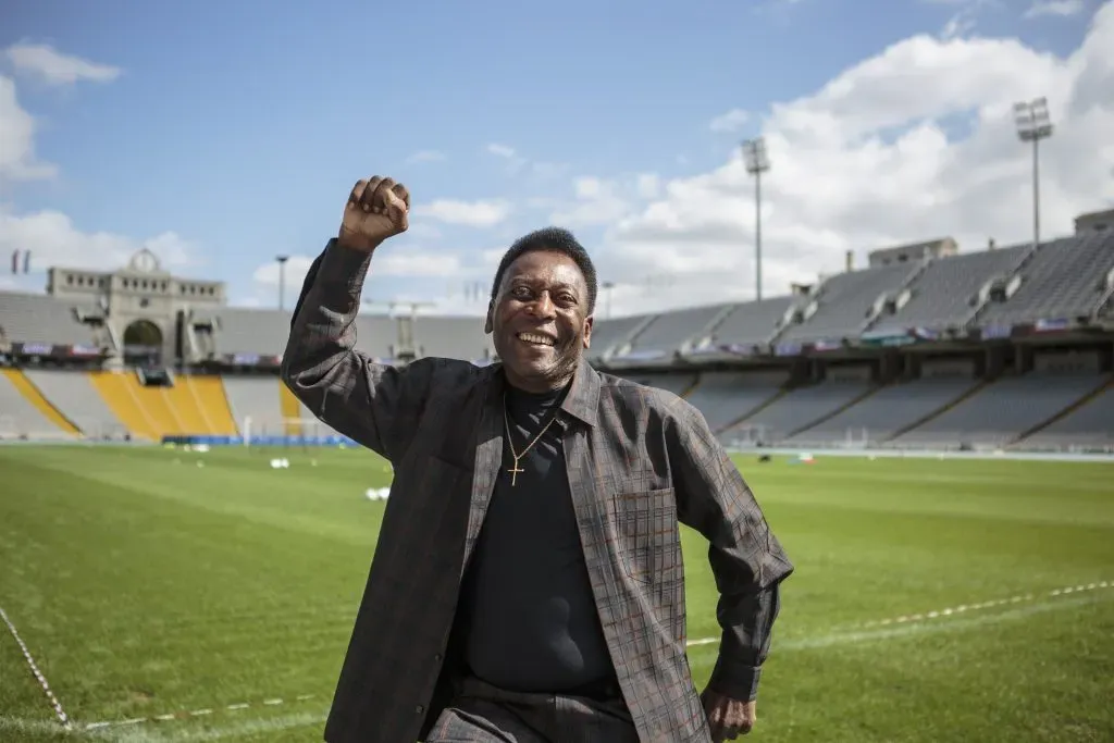 Pelé, el mejor jugador de todos los tiempos para la IA. (Foto: Getty).