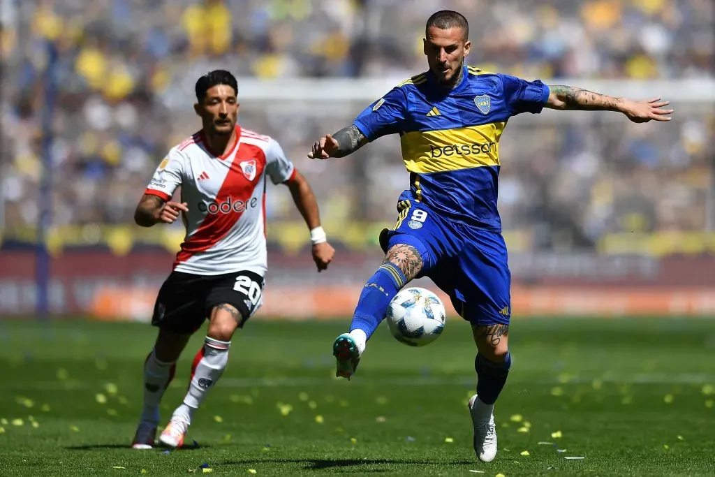 Milton Oscar Casco en el último superclásico. (Foto: Getty).