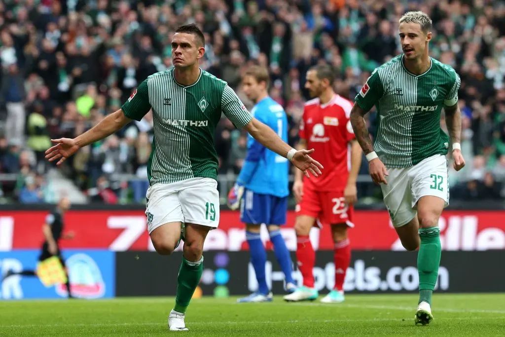 Borré jugó en Werder Bremen en la segunda mitad de 2023. (Foto: Getty)