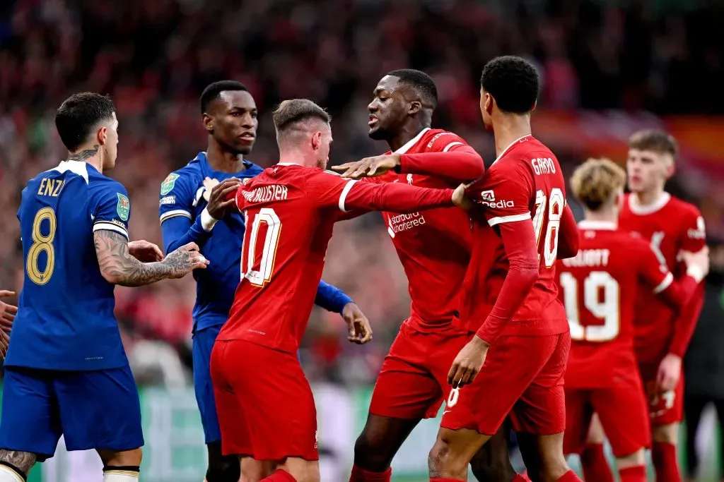 Chelsea – Liverpool, un partido donde reinó la tensión (Getty)