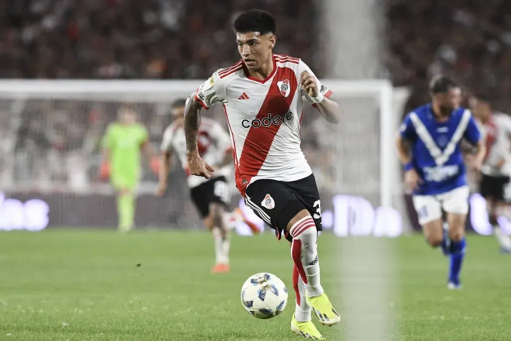 Agustín Ruberto se perdió los últimos cinco partidos de River.