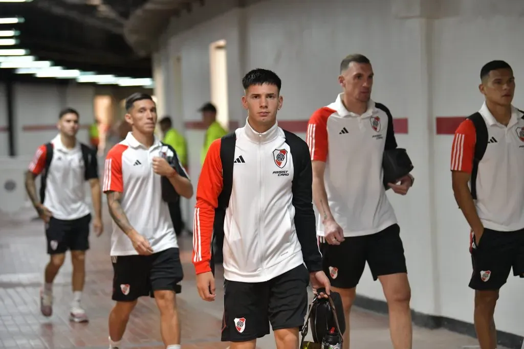 Mastantuono, 16 años. (Foto: @RiverPlate).