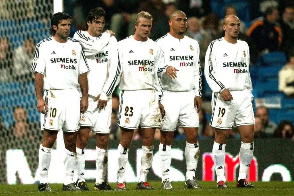 Figo, Solari, Beckham, Ronaldo y Cambiasso. (Foto: IMAGO).