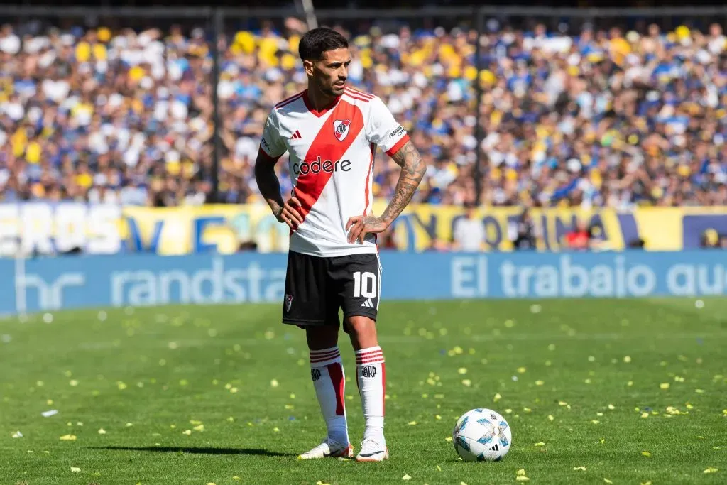 Manuel Lanzini en la Bombonera. (Foto: Getty)