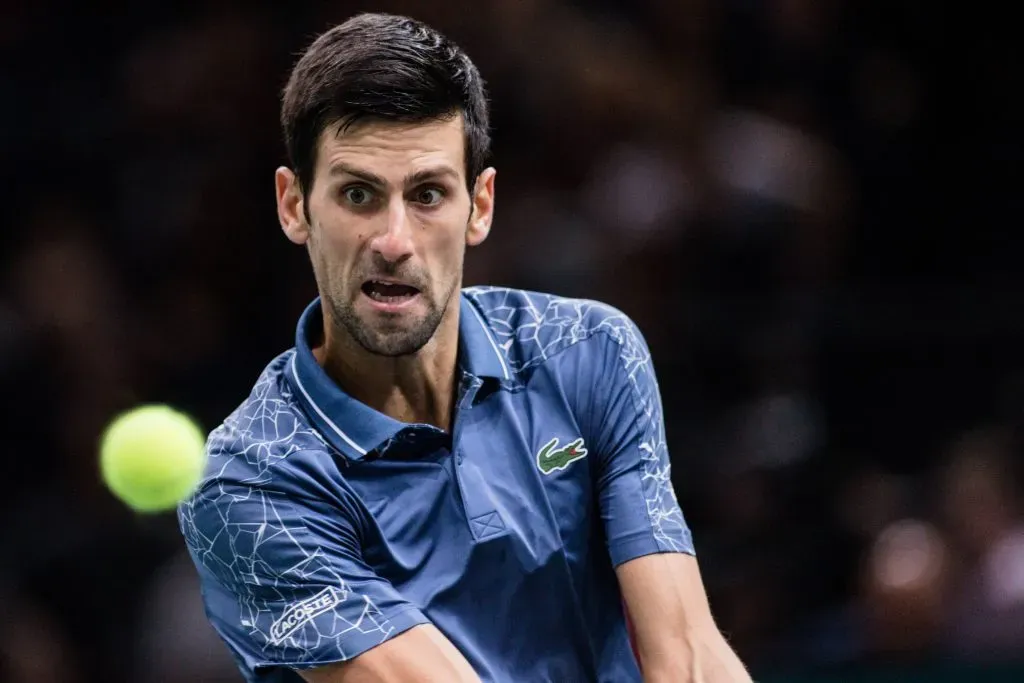 Novak Djokovic en acción. (Foto: Getty)