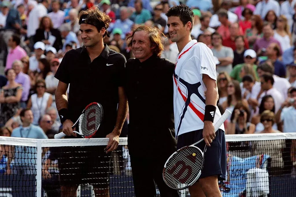 Roger, Guillermo y Nole, tres leyendas del tenis. (Foto: IMAGO).