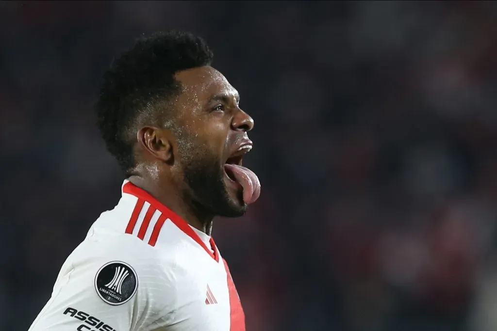 Miguel Borja, la gran figura de River en 2024. (Foto: Getty).