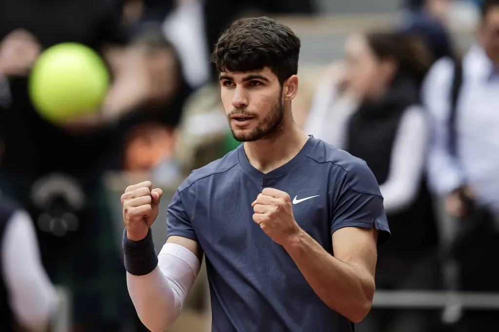 En sus primeros cuatro partidos en Roland Garros, Alcaraz solamente cedió un set. (Foto: IMAGO).