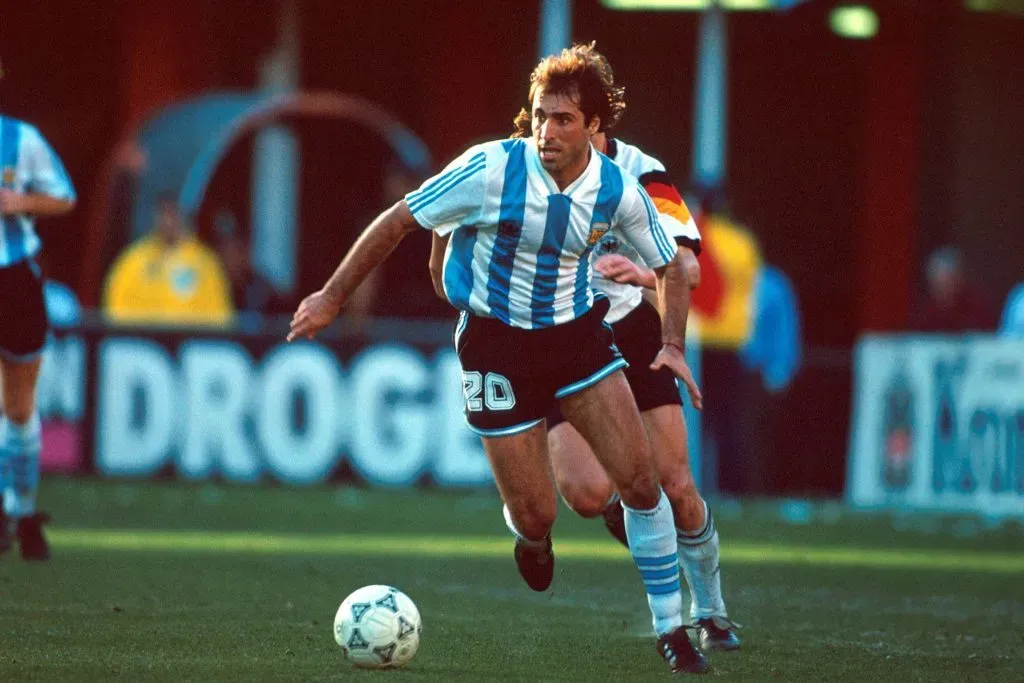 Leo Rodríguez se despidió de la Selección tras el Mundial 94. Foto IMAGO.