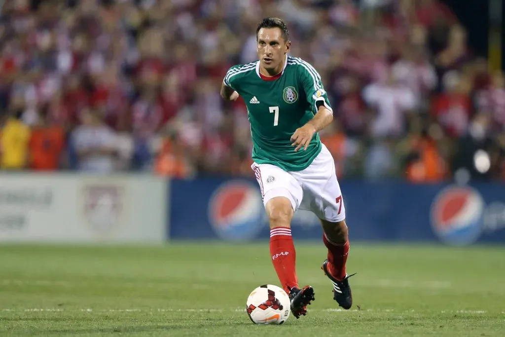 Christian Giménez jugando para México en 2013. (Foto: IMAGO).