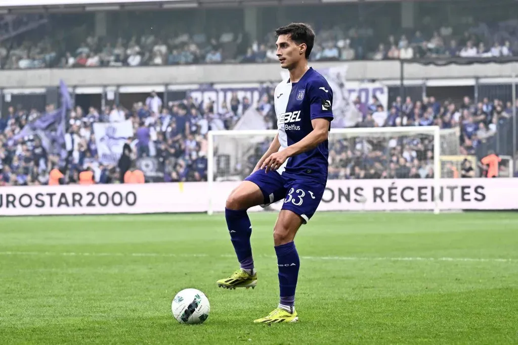 Gattoni jugó el primer semestre de 2024 en Anderlecht. (Foto: IMAGO).