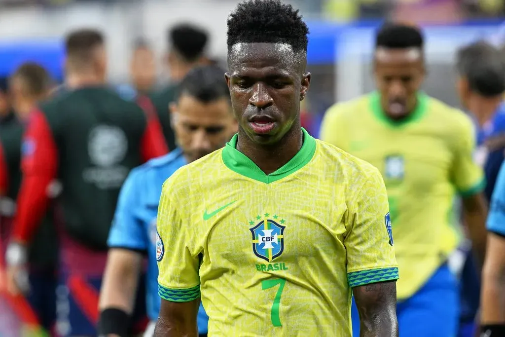 La prensa brasileña criticó con dureza a Vinicius tras el debut en la Copa América 2024.