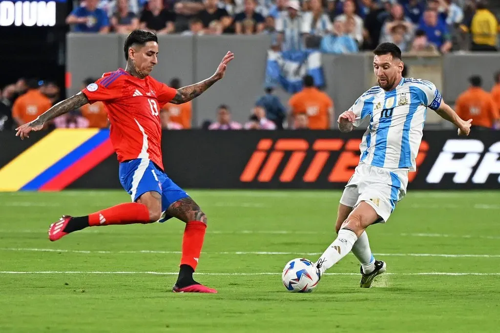 Messi ante Chile. (Foto: IMAGO).
