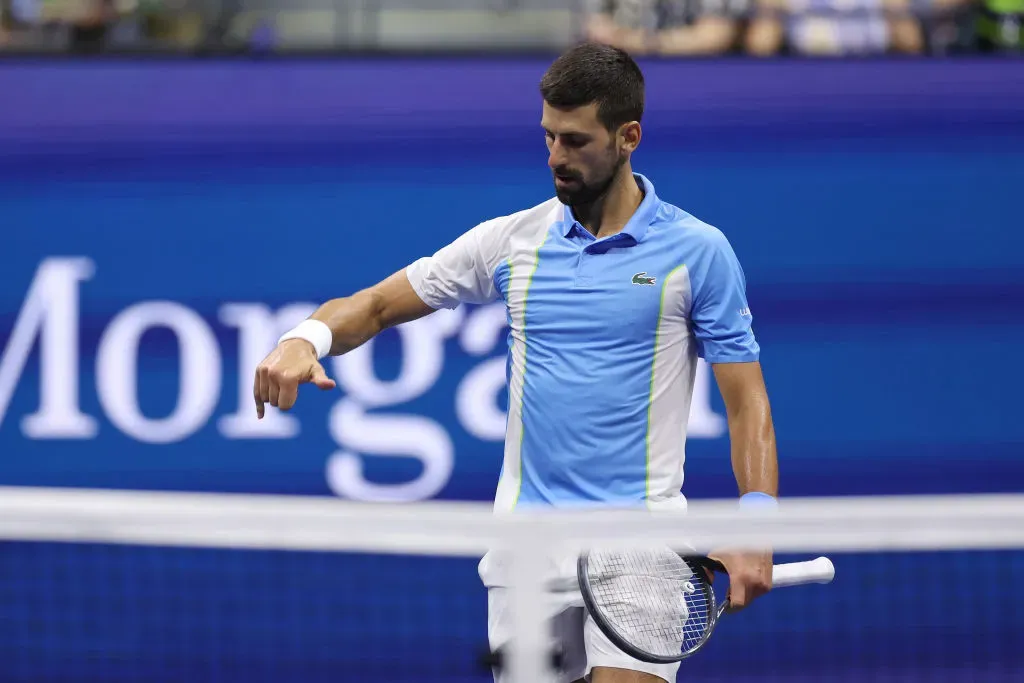 Djokovic se burló de Shelton en el US Open (GettyImages)