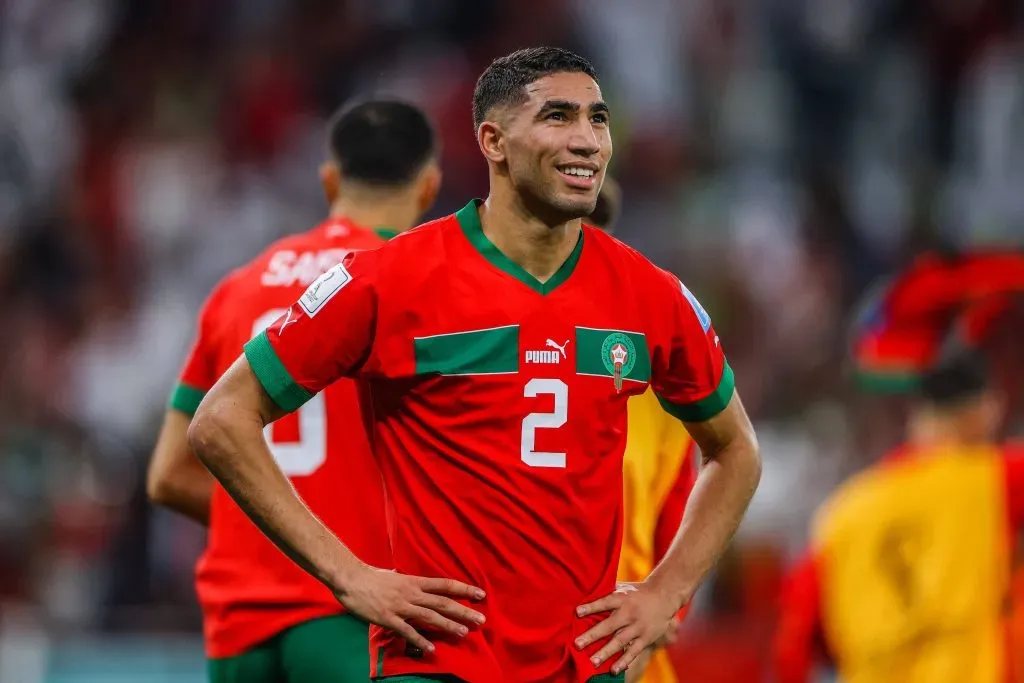 Hakimi hizo historia en Qatar 2022 con la Selección de Marruecos.
