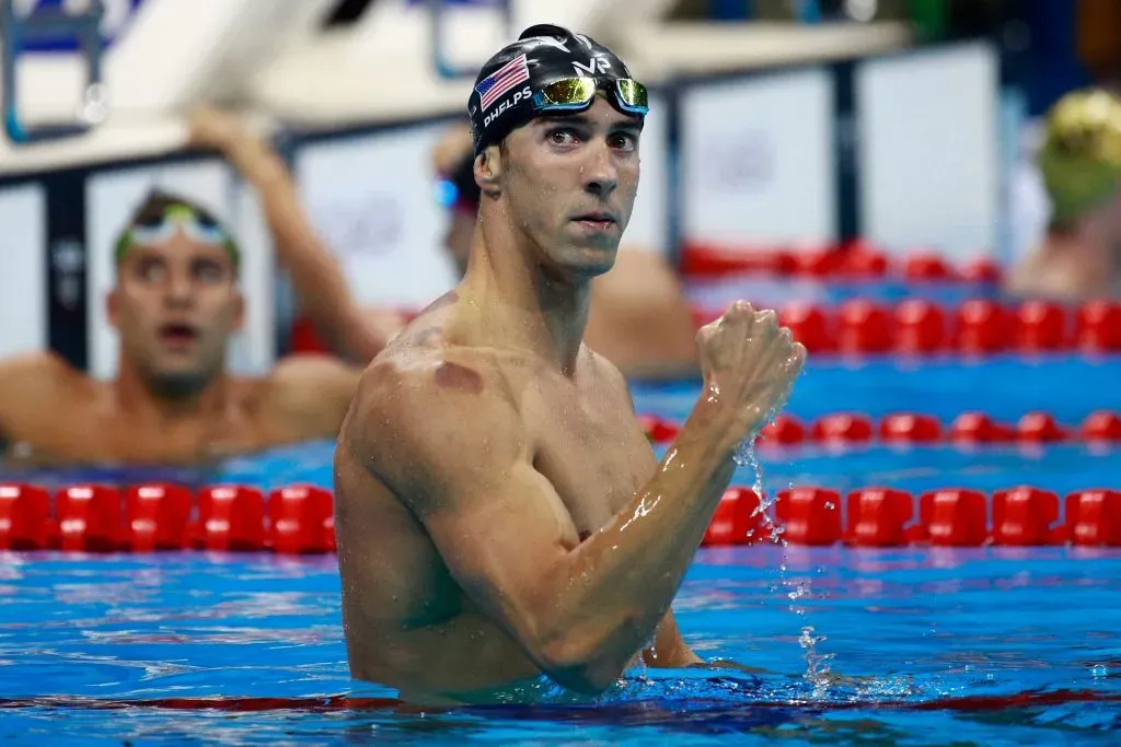 Michael Phelps en los Juegos Olímpicos de Rio de Janeiro 2016. (Getty Images)