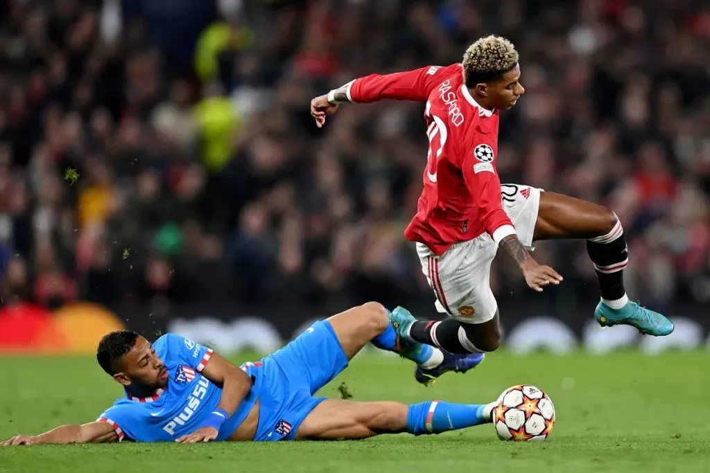 El sprint de Marcus Rashford sorprendió a Bolt.