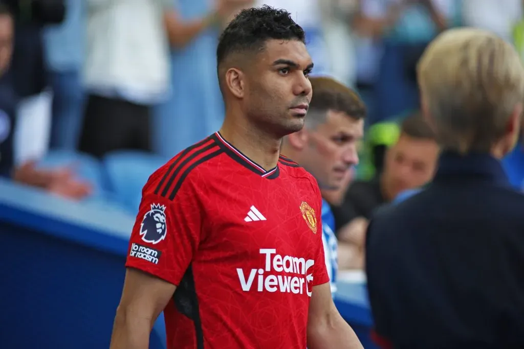 Casemiro tuvo que jugar de central en el Manchester por las lesiones. IMAGO